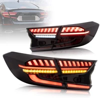 led tail lights compatible for honda accord 10th gen 2018 2019 2020 rear lamps assembly wsequential turn light