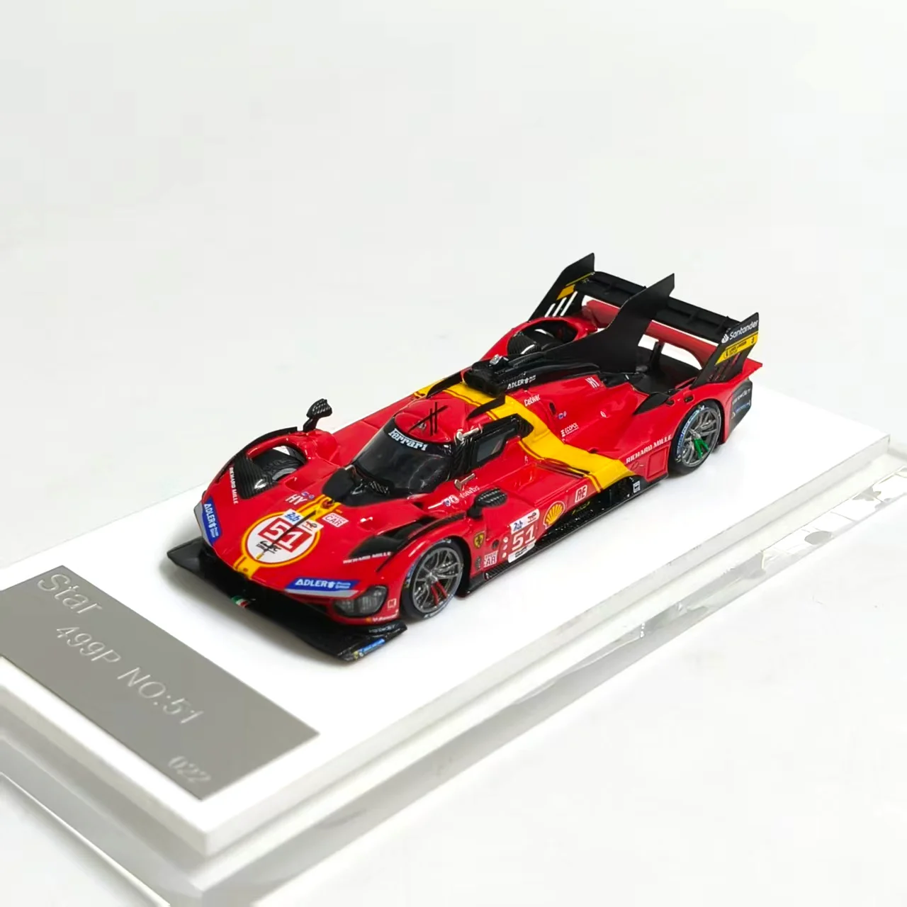 Фото Модель Star Model в масштабе 1:64 Ferrari 499P 2023 Le Mans # 50 # 51 модель автомобиля из смолы №4