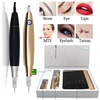 professional permanent makeup tattoo microblading rotary charmant tattoo pen machine kit set for eyebrow lip eyeliner digital r