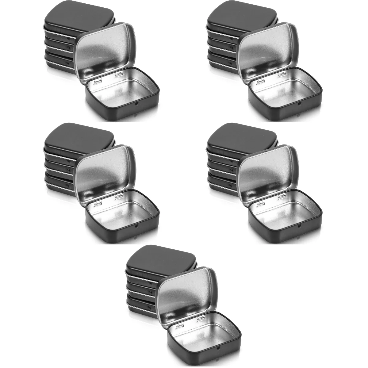 

Металлические жестяные банки для хранения, пустые коробки для конфет, железный чехол, органайзер для печенья на петлях, держатель для аксес...