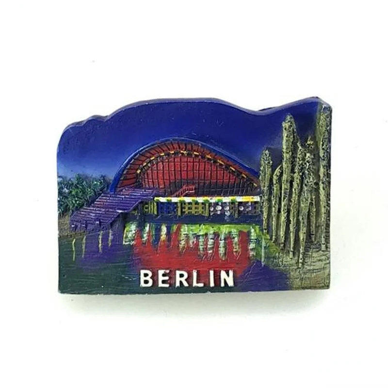

Germany Fridge Magnets Creative Berlin Tourist Souvenirs Fridge Stickers Home Decor Wedding Gifts Travelling Magnetic Stickers