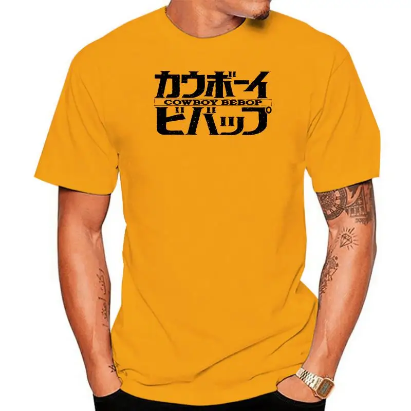 

Japanese Anime Cowboy Bebop T Shirt Men Pre-shrunk Cotton Manga T-shirt Short Sleeved Casual Tee Tops Fitted Clothing Gift Merch