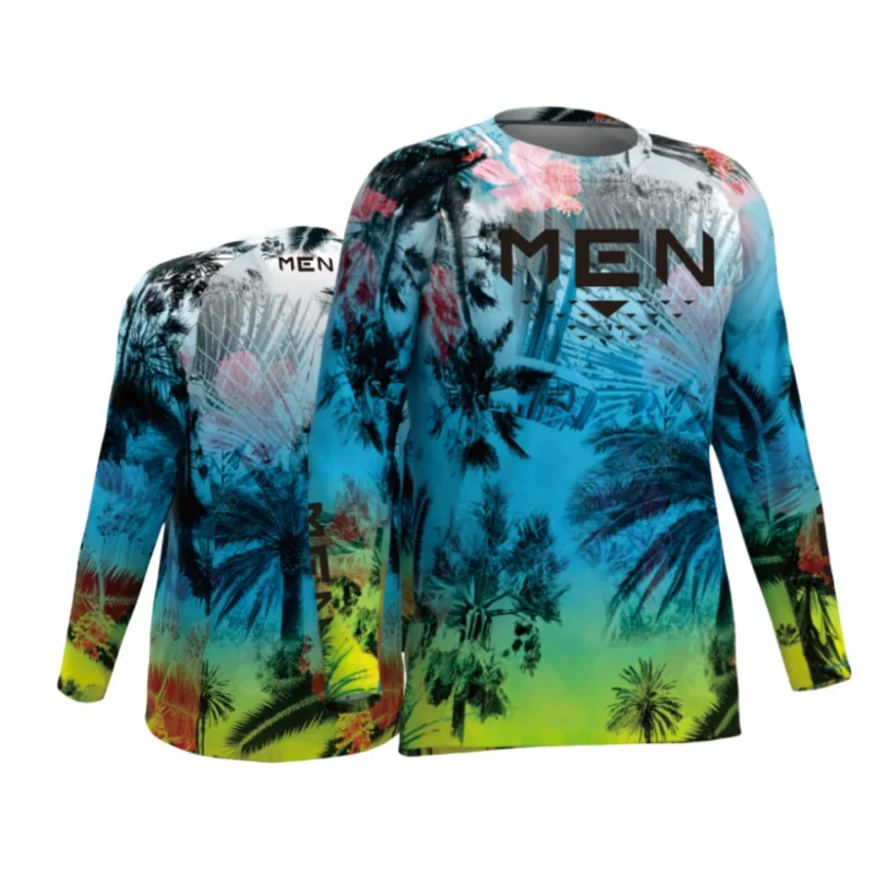 Мужская рубашка для рыбалки Foxpark с длинным рукавом дышащая защита от