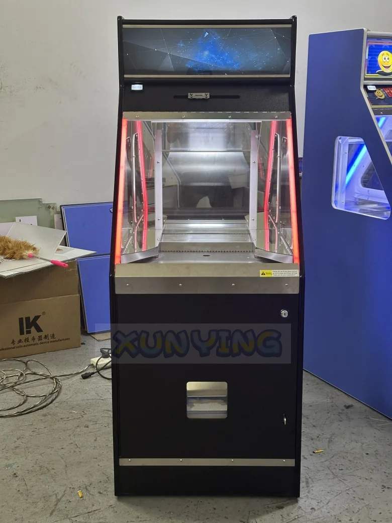 Фото Лидер продаж, металлический толкатель для монет для взрослых, торговый игровой автомат, пластиковый жетон с диспенсером для билетов для продажи, торговля №3