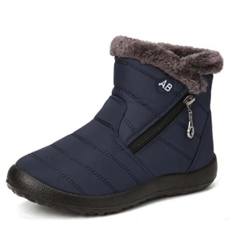 Ankle Botas Waterproof Snow Boots 