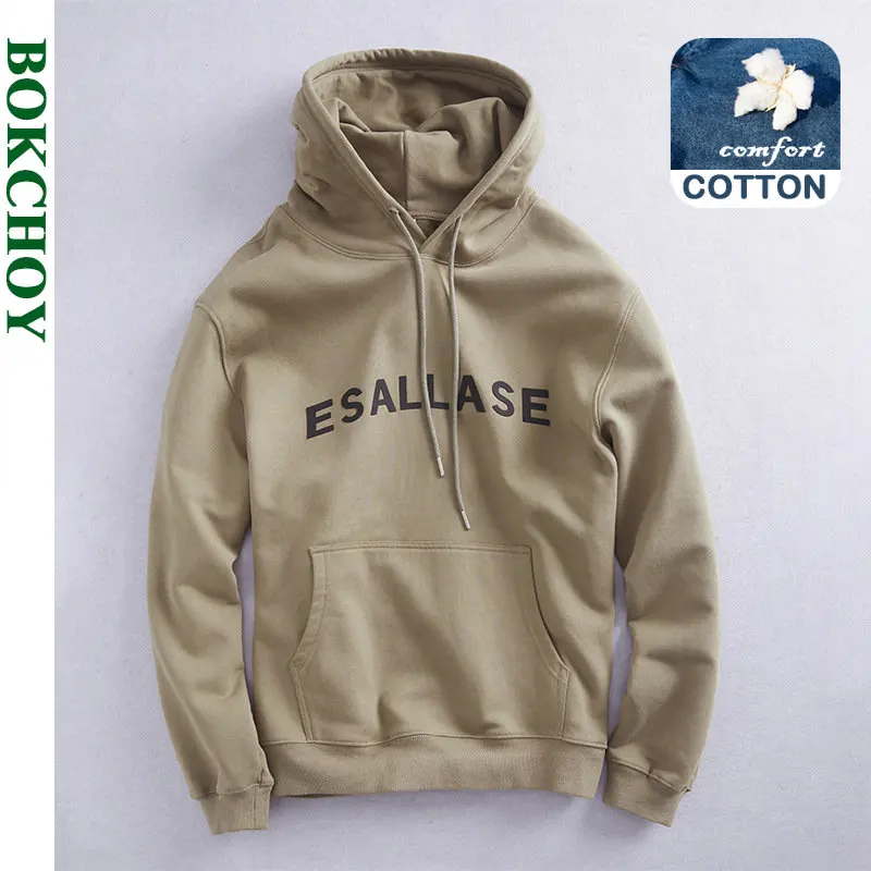 

2022 Autumn Winter New Mens Thick Hoodies Letter Printed Hip Hop Loose Classics Cotton Fabrics Pullover Sweater Male M-3XL AZ563