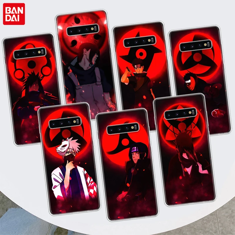 

Anime Naruto Uchiha Phone Case For Samsung Galaxy S10 Plus S20 FE S21 S22 Ultra S10E S9 S8 + S7 Edge J4 Housing Shell Coque