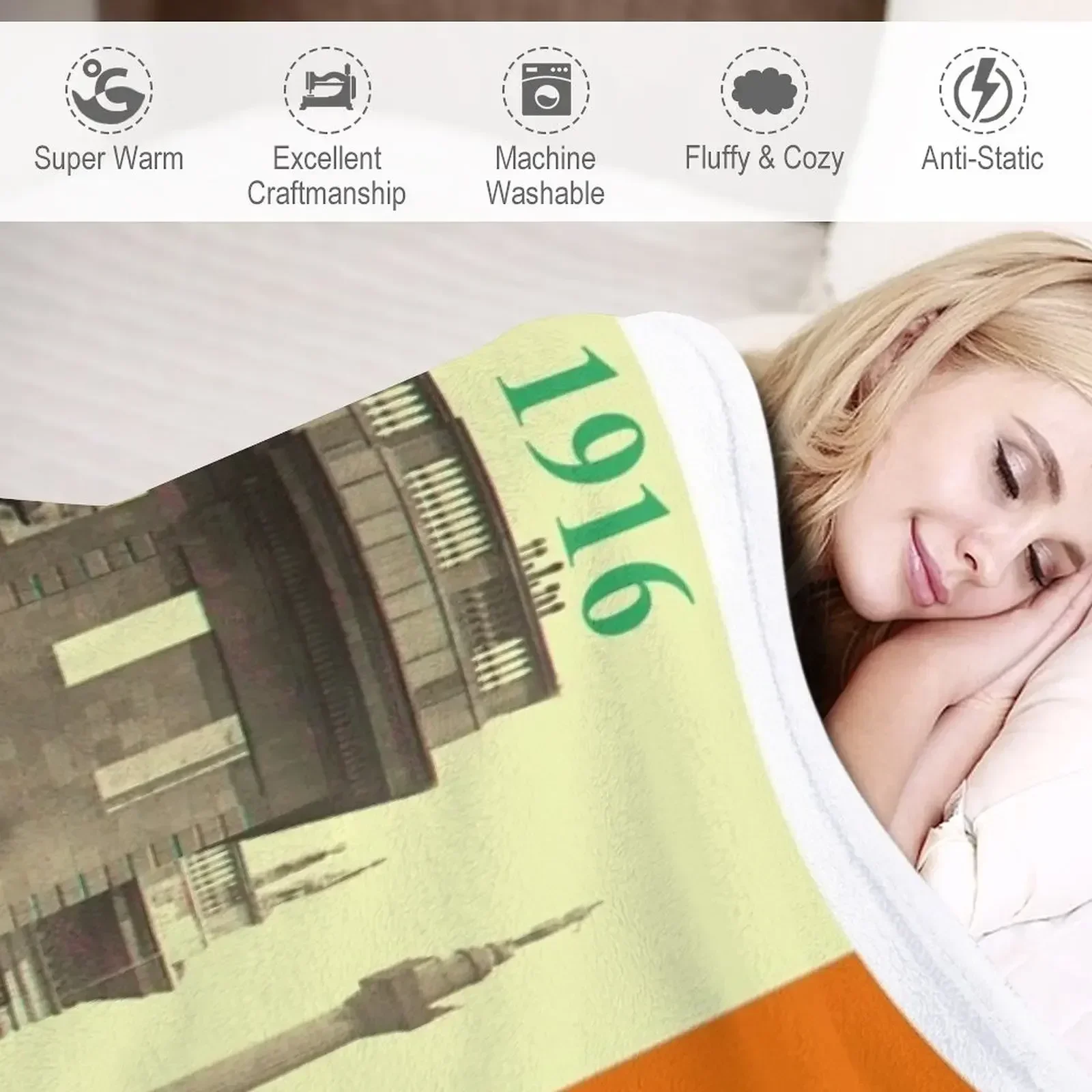 Одеяло Michael Collins 1916-2016 мягкие клетчатые детские походные одеяла