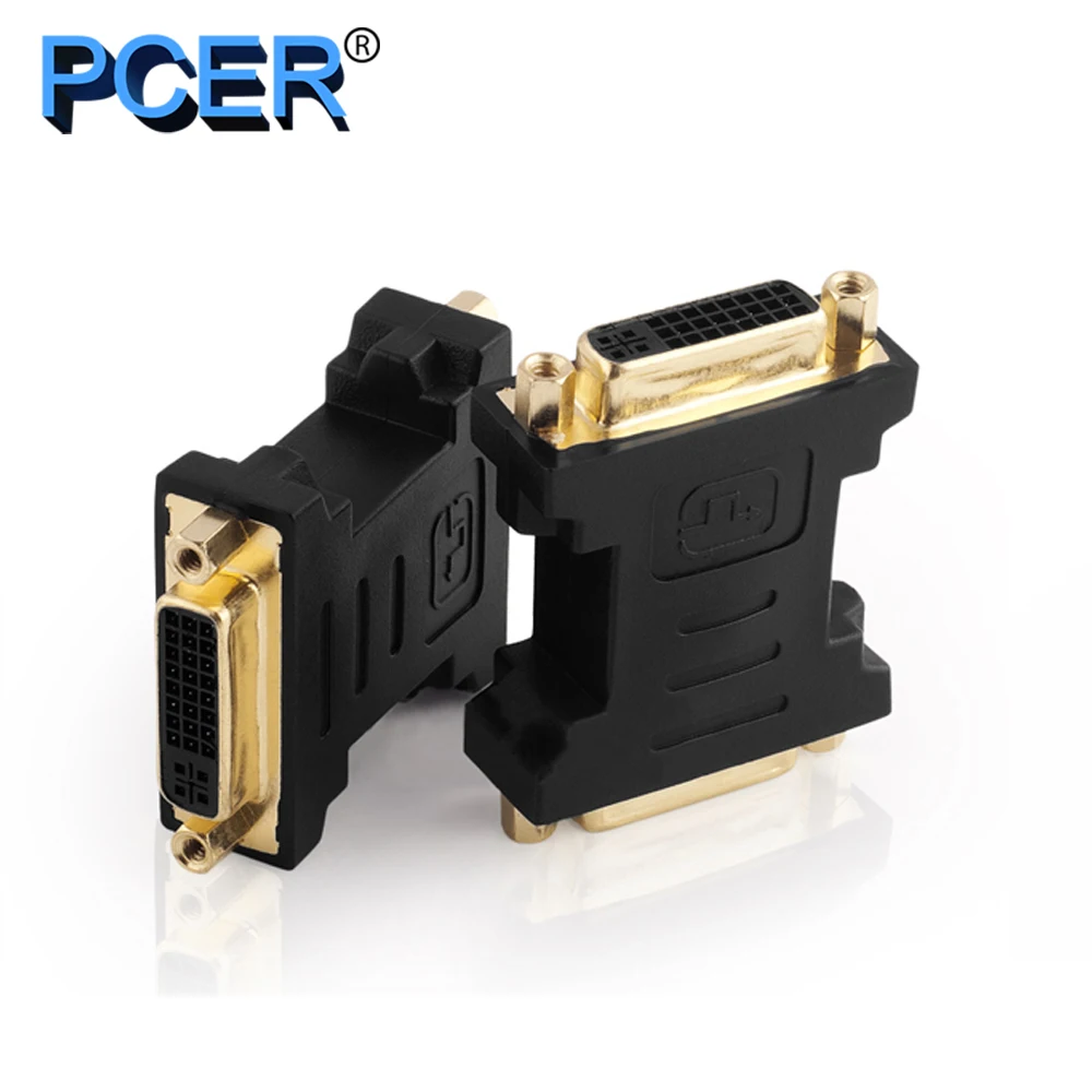 Преобразователь PCER переходник мама-мама DVI 1920*1080P поддержка монитора проектора ТВ