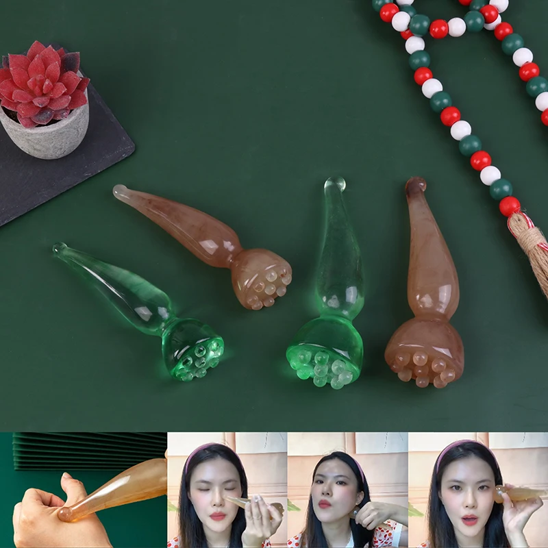 

Lotus GuaSha Massage Tool For Jade Stone For Face Massager Skin Scraping Therapy
