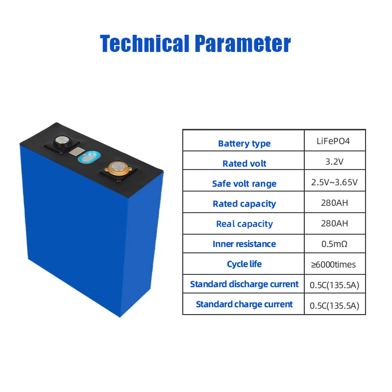 Новый аккумулятор CATL 280AH LiFePO4 12 в 24 48 В Аккумуляторный блок питания с басами