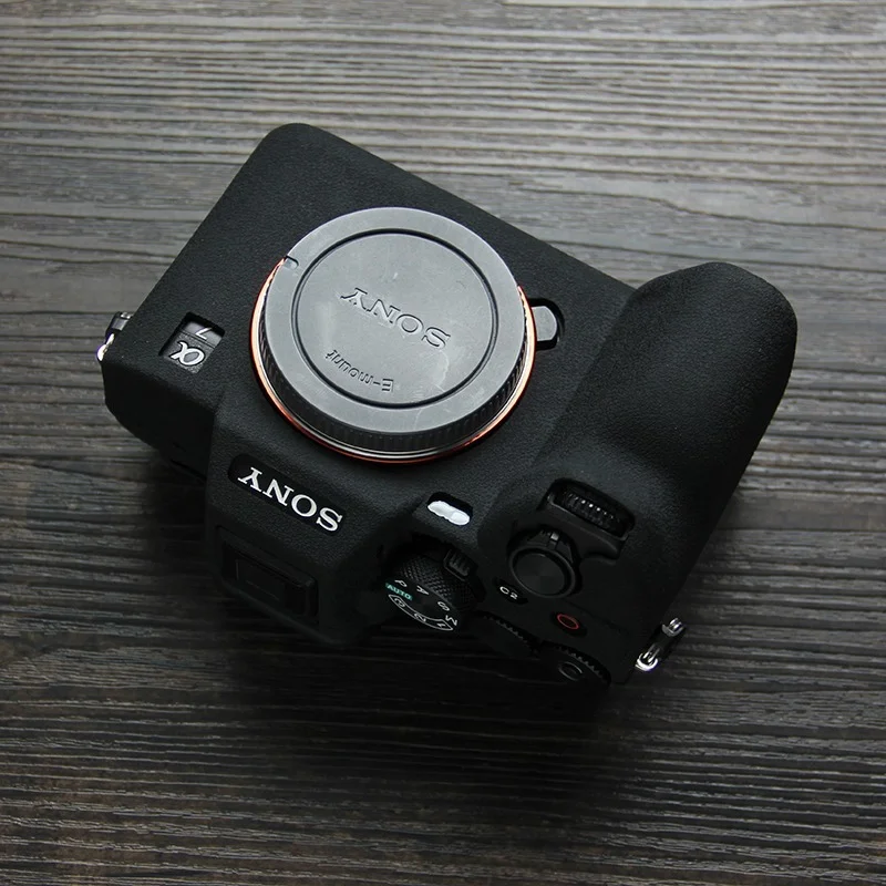 Силиконовый чехол для цифровой камеры Sony A7M4 противоскользящий текстурный