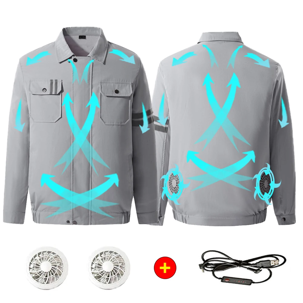 

Жилет мужской для вентилятора, камуфляжная охлаждающая Спортивная майка с USB-зарядкой, уличное охлаждение, кондиционер для мужчин и женщин, ...