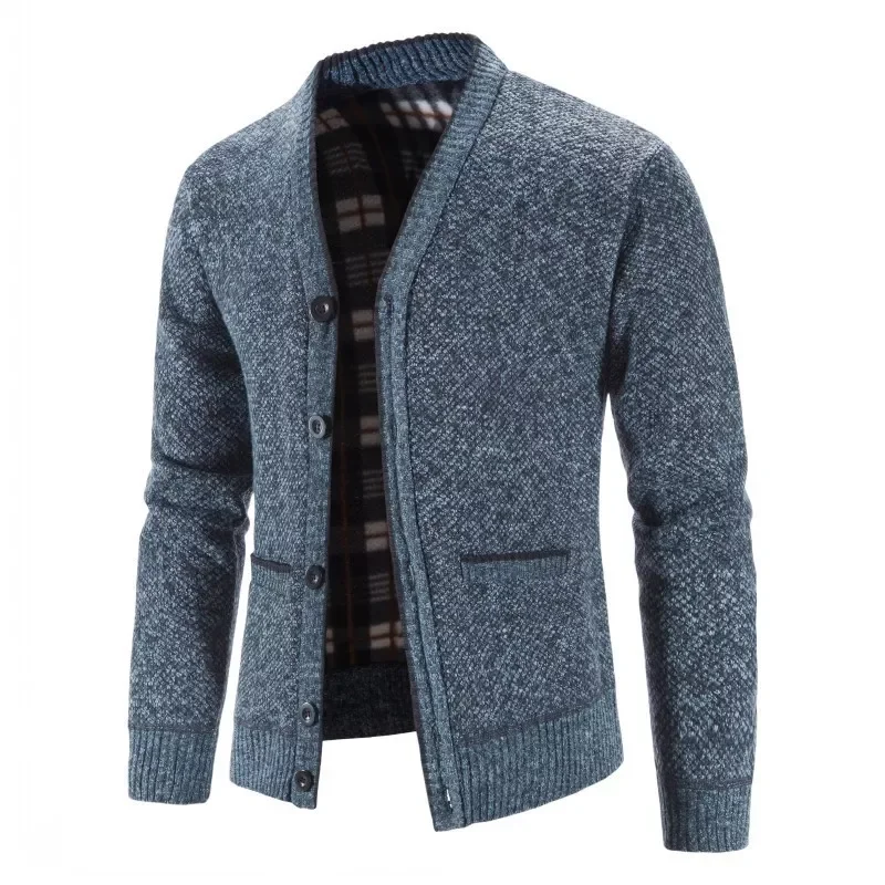 Sweaters Coats Men Winter Thicker Knitted Cardigan Sweatercoats Slim Fit Mens Knit Warm Sweater Jackets Men Knit Clothes