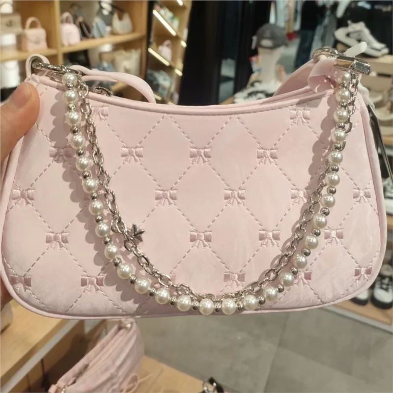 JIAERDI милая розовая сумка для подмышек кошелек женщин в стиле Харадзюку с бантом и