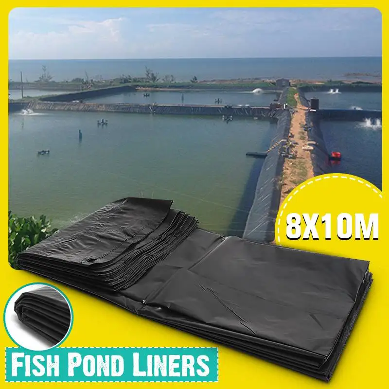 8x10m Durable Fish Pond Liner Cloth Home Garden Pool Reinforced HDPE Heavy Landscaping Pool Pond Waterproof Liner Cloth New