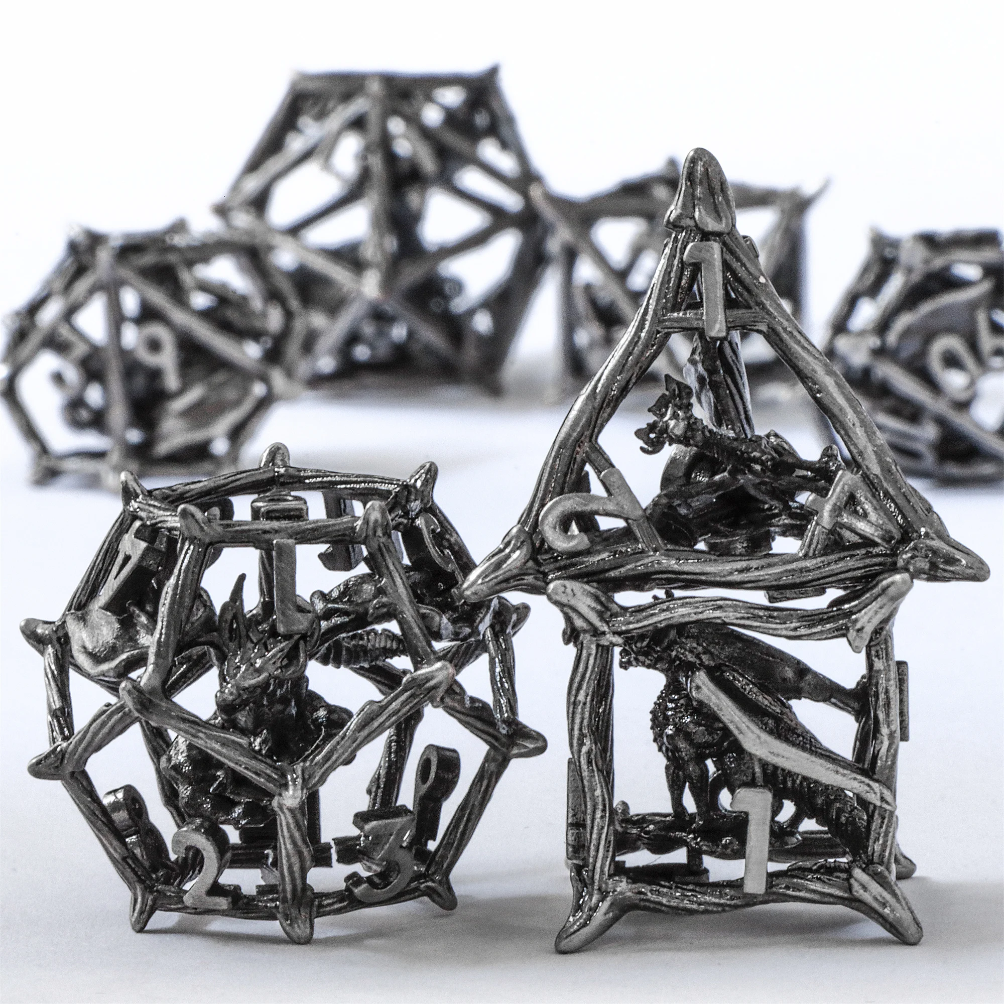 Новые кости полый Дракон D &amp для подземей и драконов металлические набор