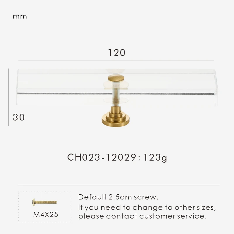 

Ручки для шкафов Nurlin латунные