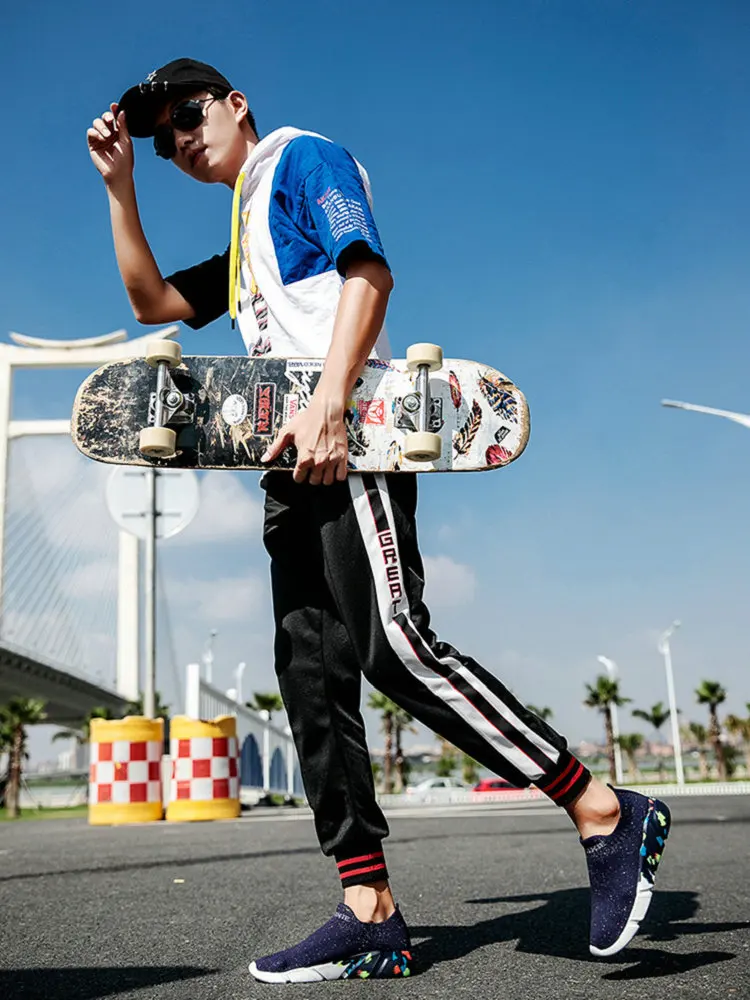 Heidsy Ultralight Comfortable Couple Casual Shoe Women's Walking Sock Sneakers Soft Summer Big Size 35-45 Light Unisex Footwear