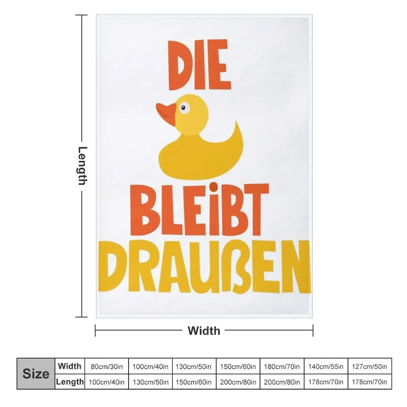 Пушистое одеяло The Duck Stays Outside - Loriot для ребенка