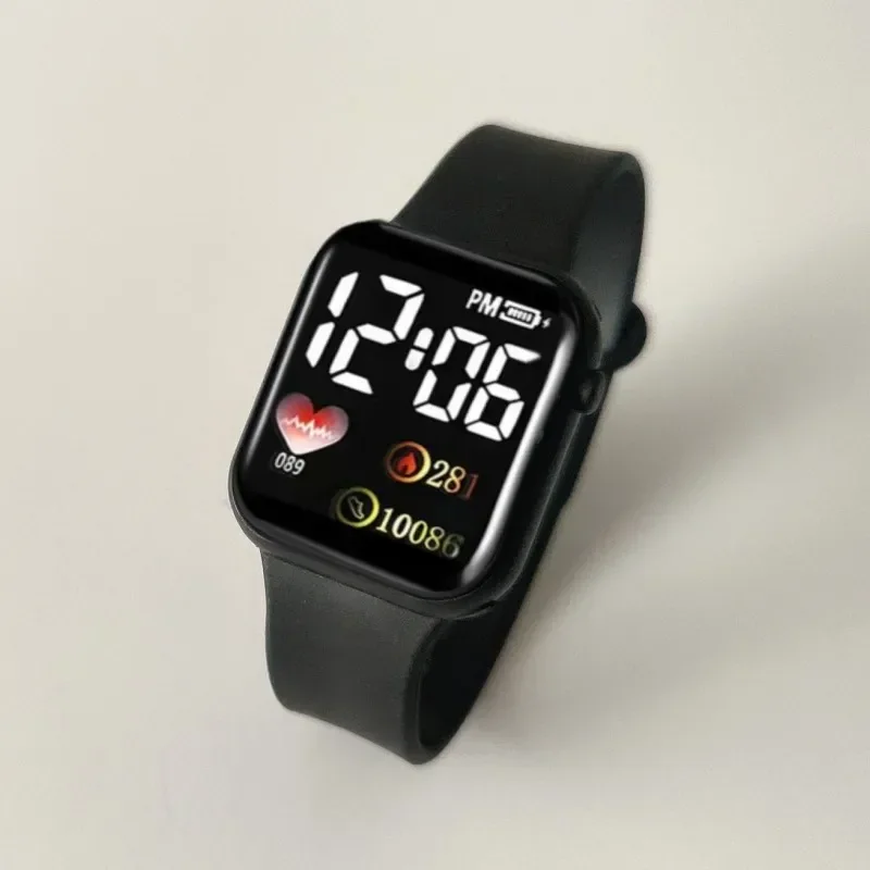 Светодиодные женские часы водонепроницаемость цифровые уличные спортивные для