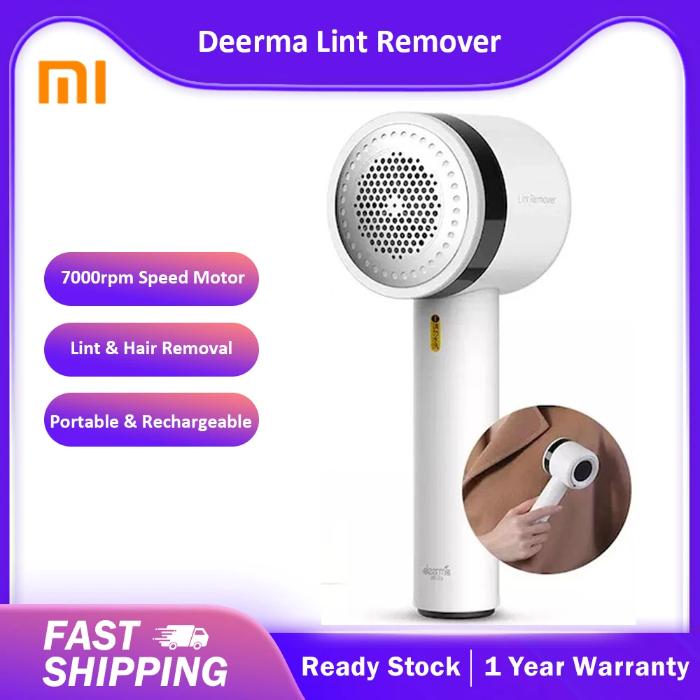 

Триммер Xiaomi Deerma для удаления катышков, бритва для одежды, свитеров, бритва с катышками и зарядкой от Usb, устройство для удаления катышков