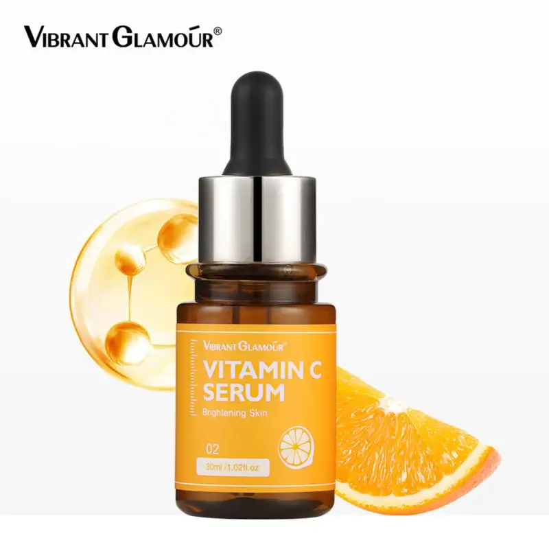 

30ml Vitamin C Facial Serum Exfoliating Hydrating Brightening Promote Metabolism Restores Skin Elasticity Anti-Aging