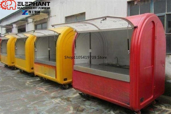 Фото Многофункциональная мини-тележка WECARE Street для продажи кофе, мороженого, хот-догов и фастфуда по низкой цене №4