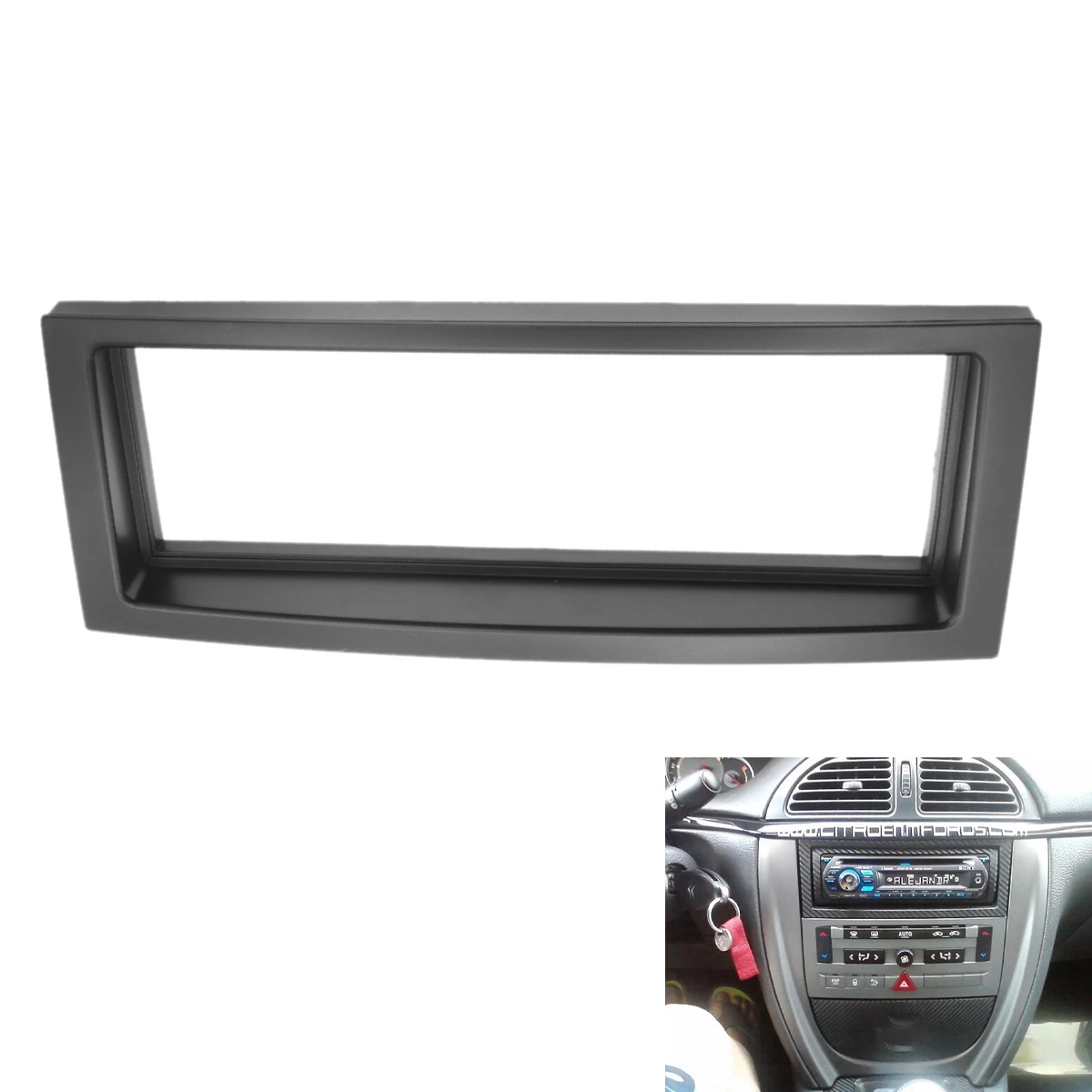 1 DIN Автомобильная DVD CD радиопанель Fascia Для C5 2004-2008/ (407) 2004-2010 Coupe 2005 +