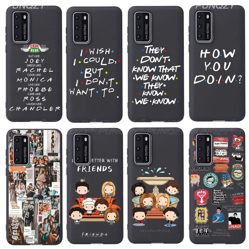Friends TV Show Quotes Phone Case For Samsung A12 A72 A51 A71 S21 S20 S10 S8 S9 Plus A50 A70 A30 S10 E TPU Case for Galaxy A52