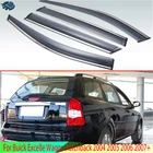 Для Buick Excelle Wagon hatchback 2004 2005 2006 2007 + пластиковый внешний козырек Vent Shades Window Sun Rain Guard Deflector 4 шт