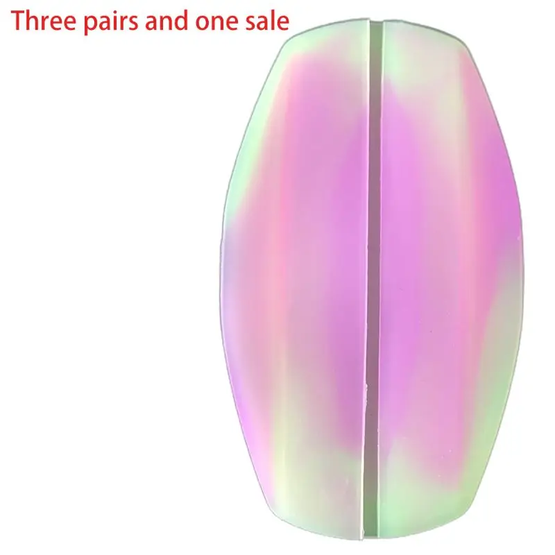 

3 Pairs Women Decompression Silicone Bra Strap Cushions Holder Neon Colored Non-Slip Pliable Shoulder Protectors Pads