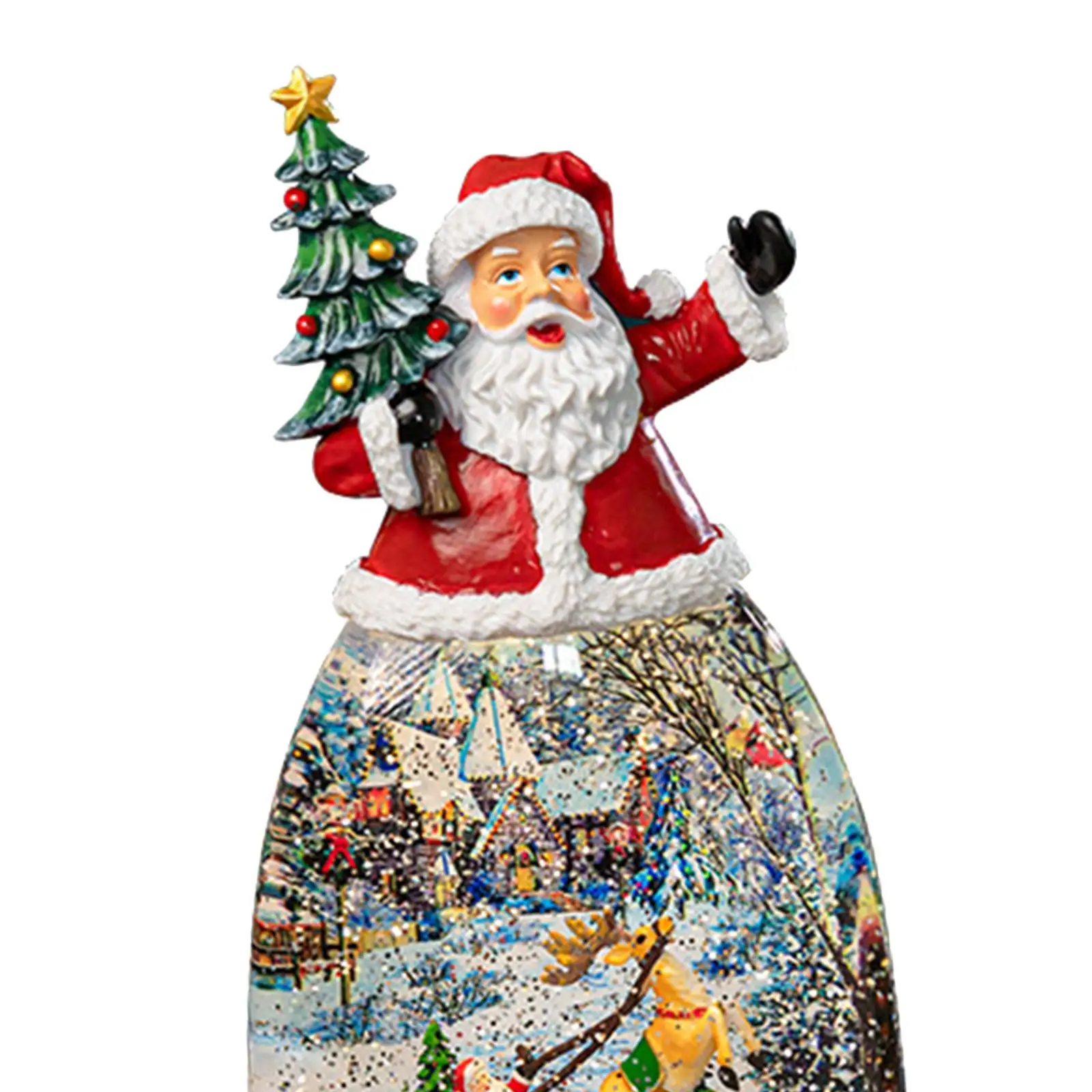 Рождественский снежный шар со светом подарок Центральная часть стола