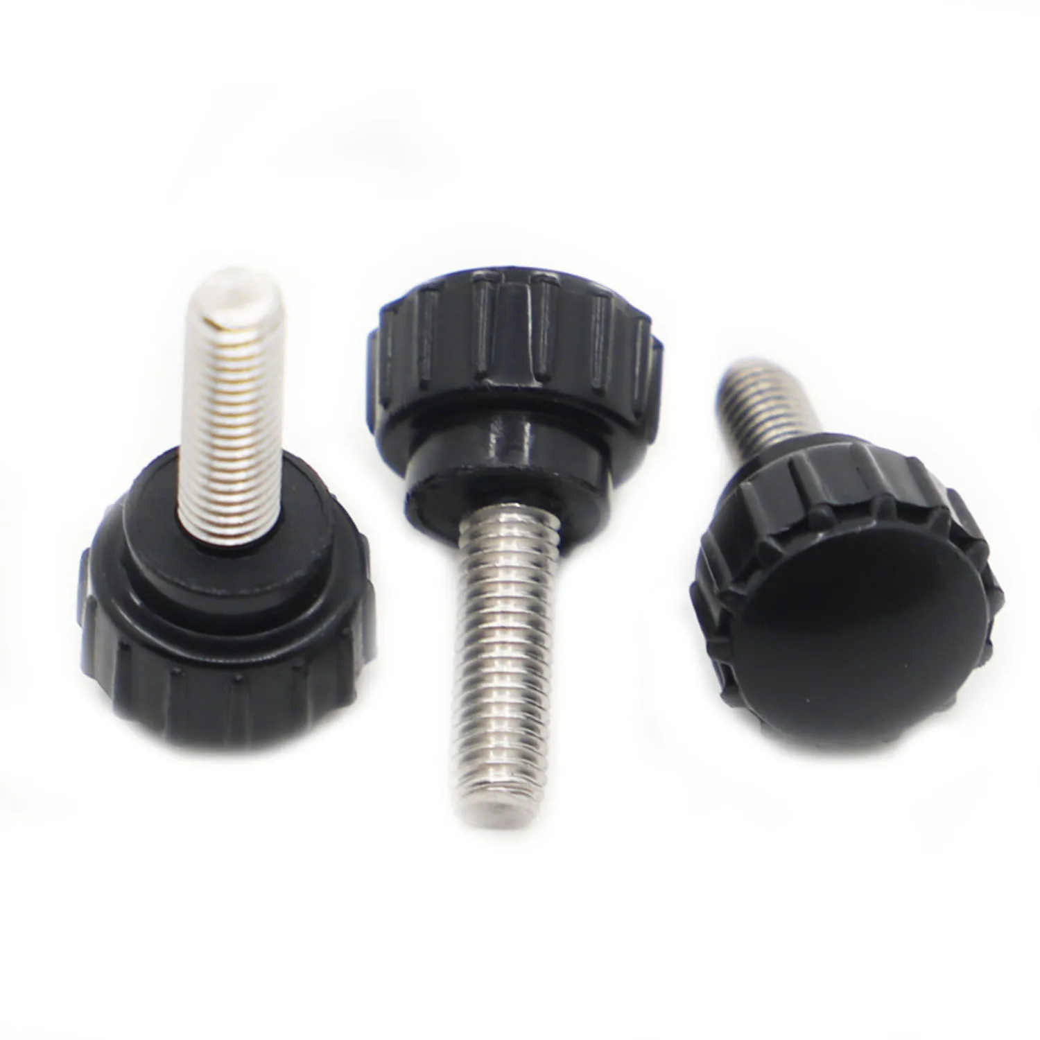 

Round Head Handle Hand Screw Round Knurled Rubber Thumb Screw M3 M4 M5 M6 M8 Plastic Tighten Bolt Nuts Knob 304 Stainless Steel