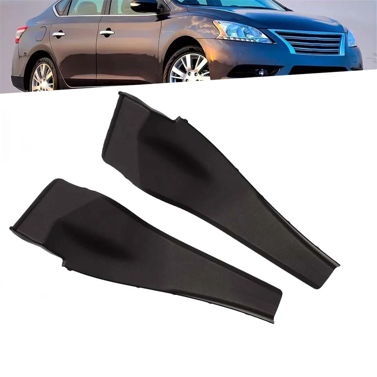 1 пара передних углов крышка капота стеклоочистителя 66894-3TA0A 66895-3TA0A для Nissan Altima