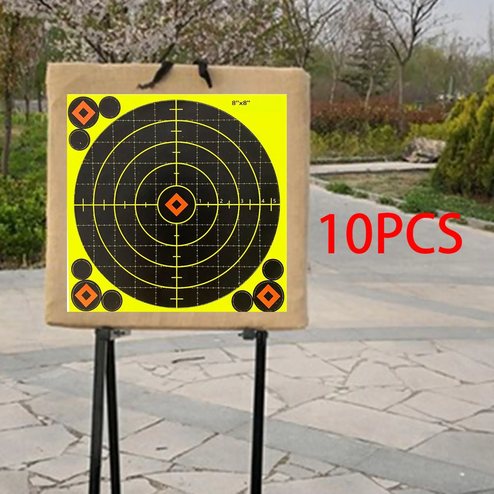 

10 Pieces Shooting Targets Self Replacement Reactive for Shooting