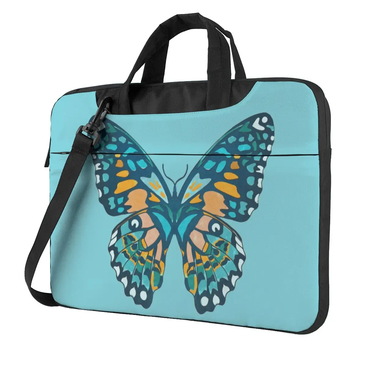 

Ocean Day Flutterbye Laptop Bag butterfly For Macbook Air Pro Xiaomi Lenovo Asus 13 14 15 15.6 Case Business Waterproof Pouch
