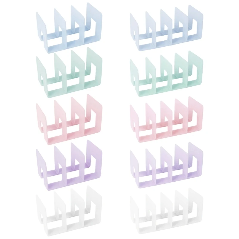 

Acrylic Bookstand Bookends Book Storage Box Student Desk Bookshelf Students Stationery Desktop Organizer for Office