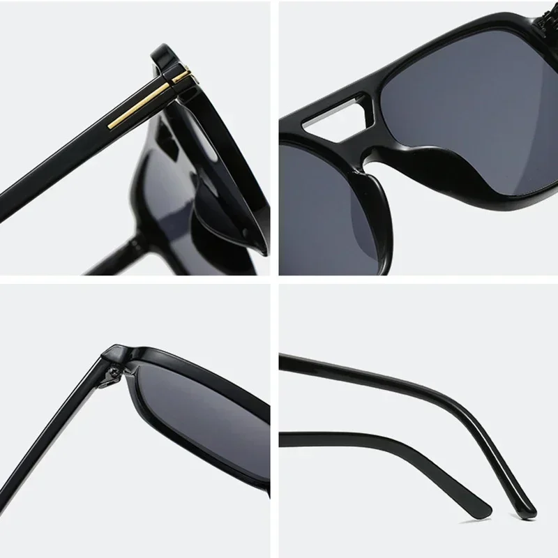 Женские солнцезащитные очки большого размера в стиле панк