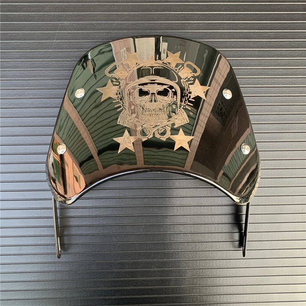 Отражатель ветрового стекла мотоцикла универсальная передняя фара 5-7 дюймов с