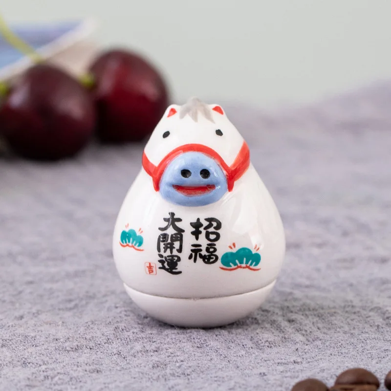 Керамический некор, домашний декор, счастливый кот, стакан фэн-шуй, керамический предмет, аксессуары для декора комнаты, офисное украшение