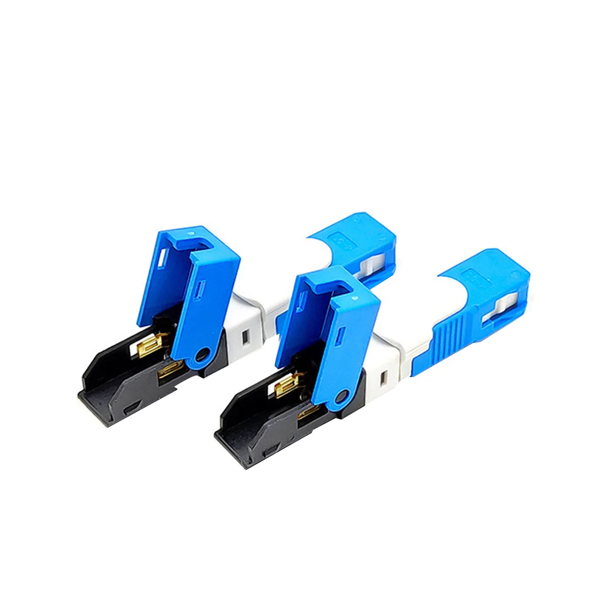 

100 шт./партия, одномодовые волоконно-оптические коннекторы FTTH ESC250D SC/UPC
