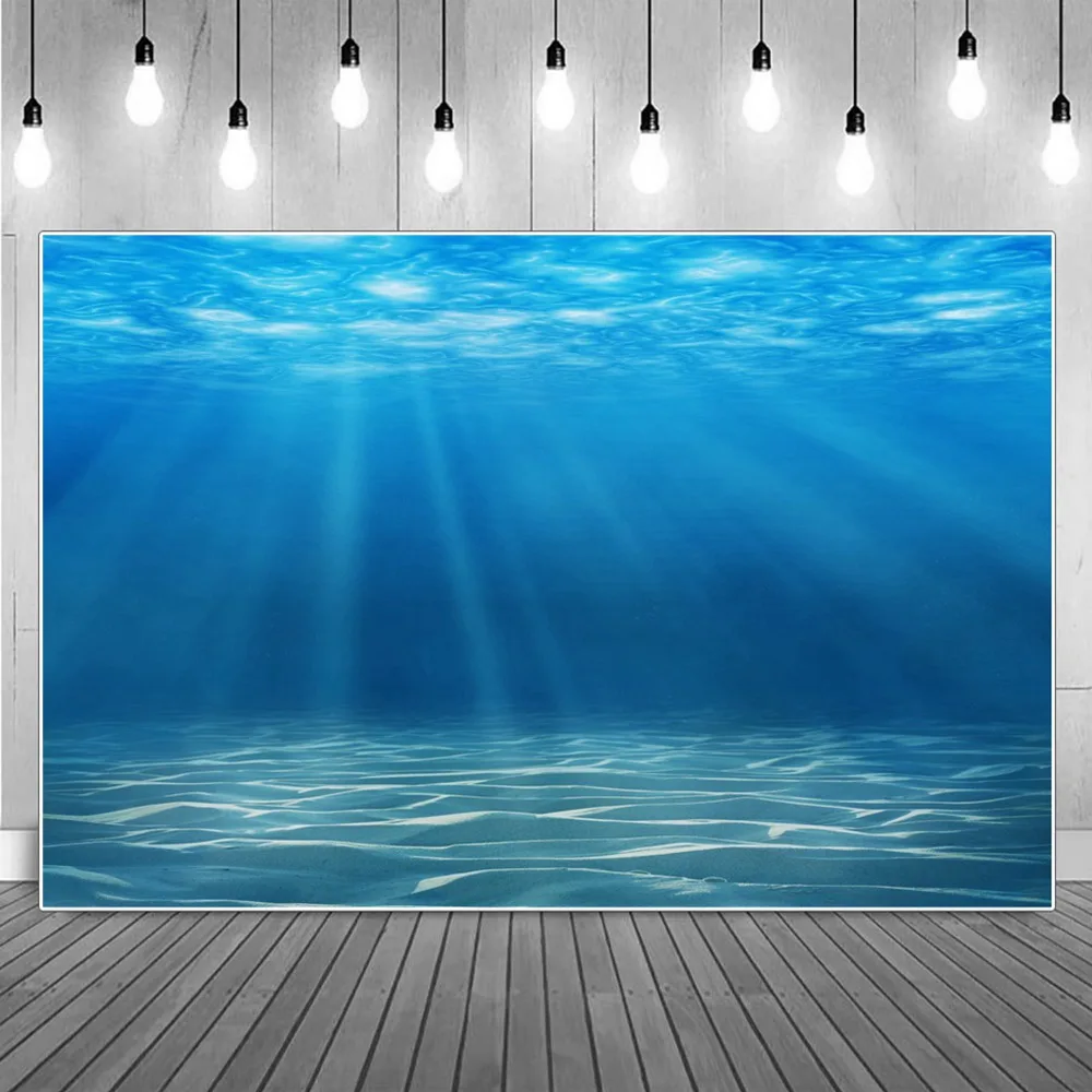 

Summer Holiday Underwater Light Pattern Seabed Sands Photography Backgrounds Child Home Party Decoration Photocall Backdrops