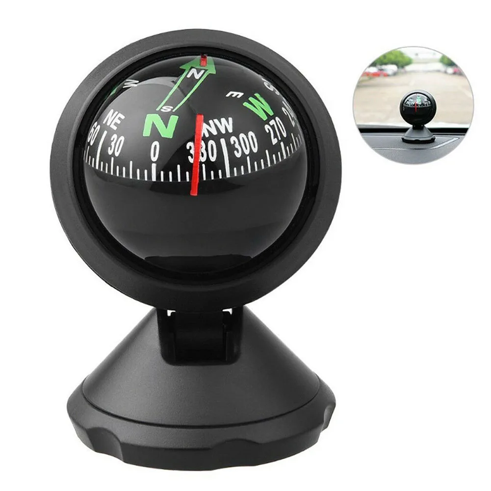 

Dash Mount Compass Marine Navigation Ball Cycling Hiking Direction Pointing Guide Ball For Boat Car Truck Motorcycle