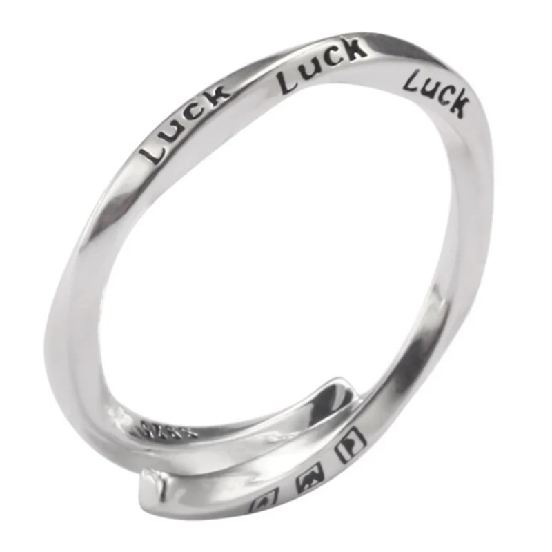 

Thin 5mm Women's Mobius Ring Charm Silver Plated Twist Mobius Wedding Ring Infinite Luck Gifts Jewelry For Men Women