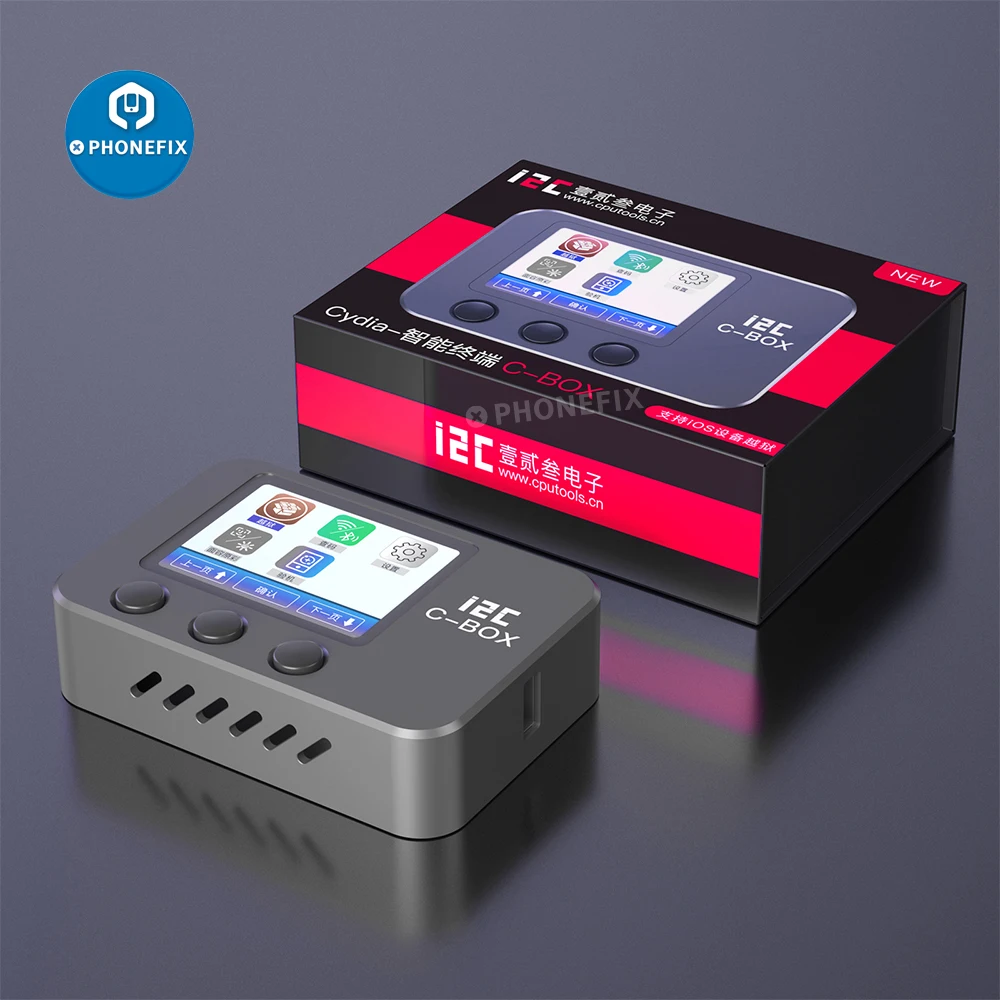 

I2C JBOX jail break box jcid программатор для обхода ID и icloud пароль для ремонта iphone 11PM truetone без оригинального экрана