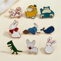 cartoon cute anime icons enamel pins and brooches fashion lapel pin backpack clothes alloy badge kids gifts