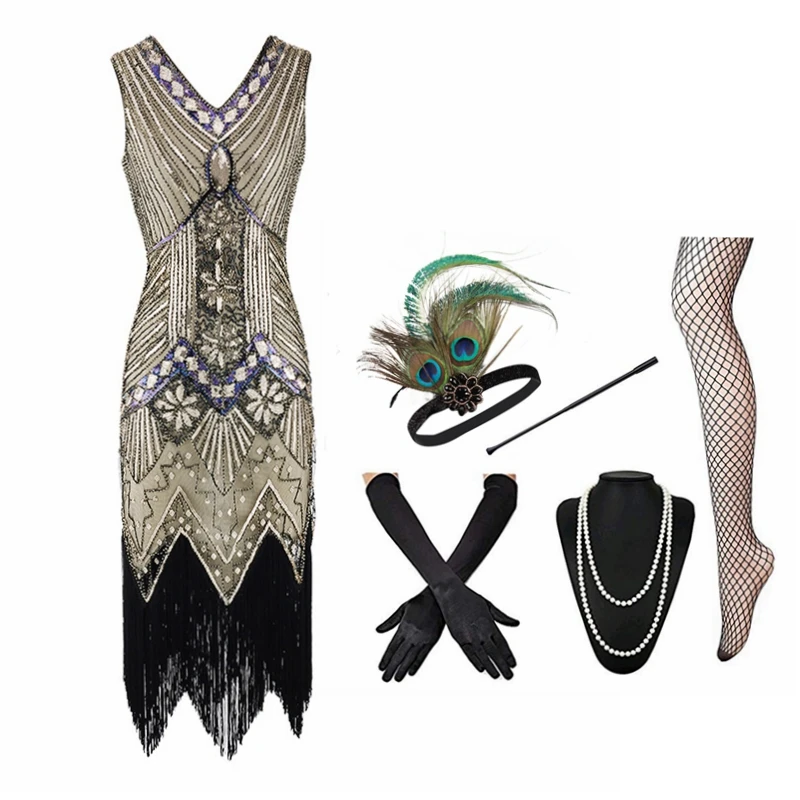 Женское платье-хлопушка в стиле 1920-х годов