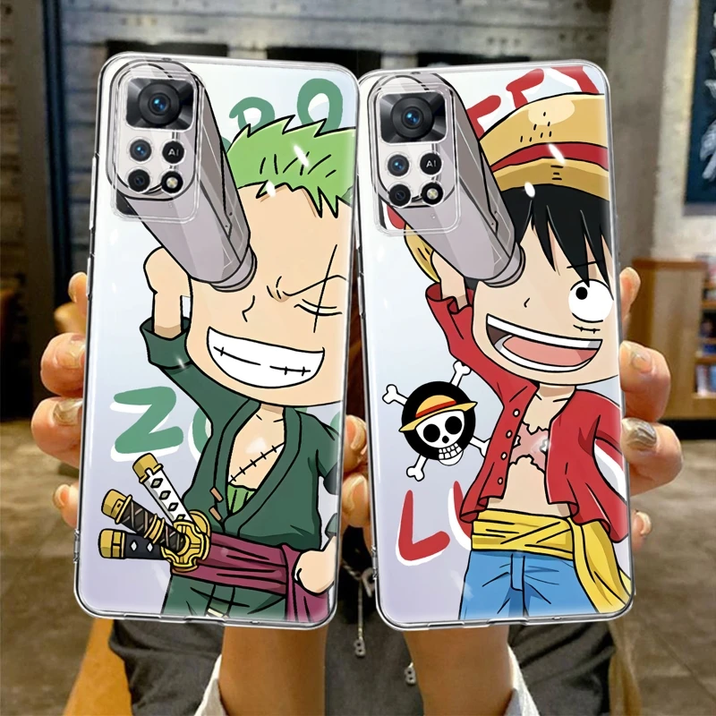 

One Piece Telescope Nami Fanky Luffy Zoro For Xiaomi Redmi Note 7 8 9 10 11 12 4G 5G Pro 9S 10Pro 11T 10S NOTE11 8T Cover Case