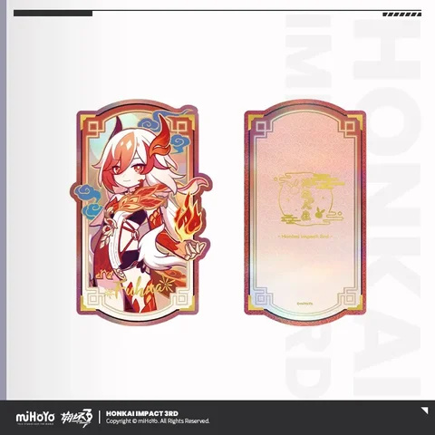 Лазерные билеты Honkai Impact 3rd HYRS серия Fu Hua Elysia Kiana Griseo